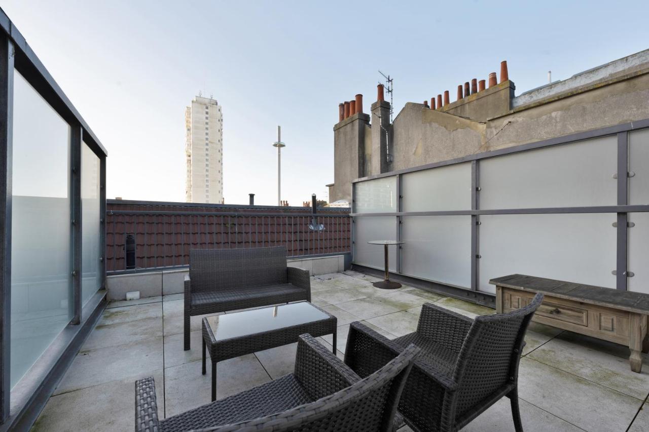 The I360 Flat, Penthouse, Sea View, Large Private Roof Terrace, 2 Bedroom, Up To 6 Guests Appartement Hove